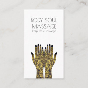 Massage Therapist Business Card