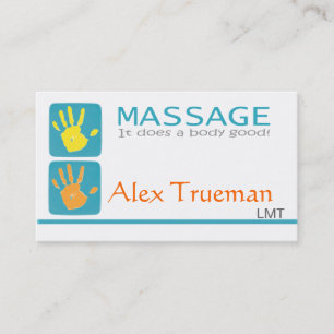 Massage Therapist Business Card