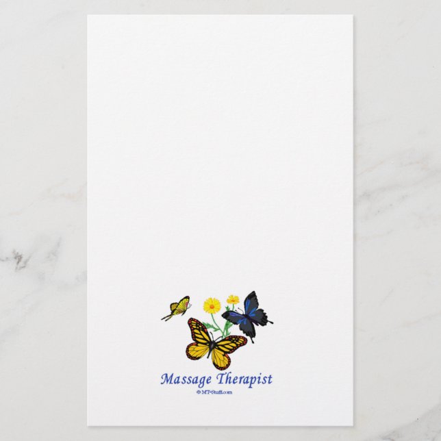 Massage Therapist Butterflies Flyer (Front)