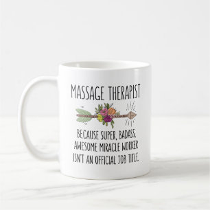 Massage Therapist Gift Thank You Appreciation Gift Coffee Mug