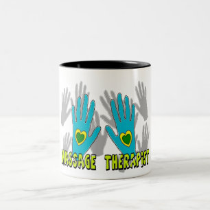 Massage Therapist Gifts Two-Tone Coffee Mug