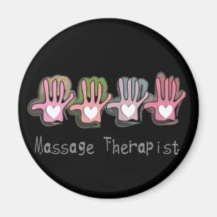 Massage Therapist 'Hands" Design Gifts Magnet