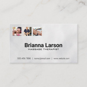 Massage Therapist Health Care Workers Business Card