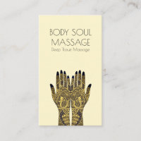 Massage Therapist Henna Mehndi Hands