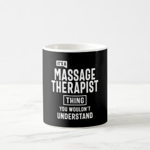 Massage Therapist Job Title Gift Coffee Mug