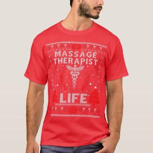 Massage Therapist Life Ugly Christmas Sweaters Mat