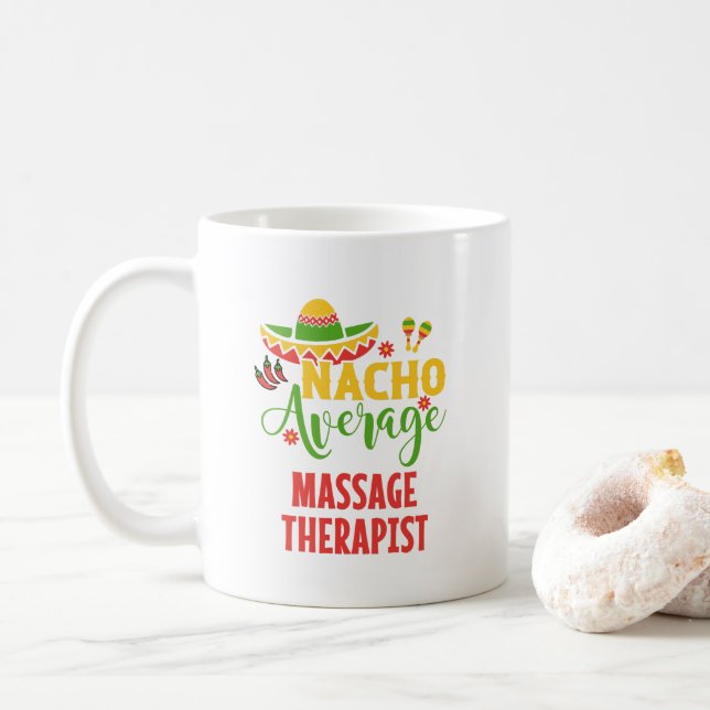 Massage Therapist LMT Masseuse Muscle Whisperer Coffee Mug (With Donut)