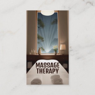 Massage Therapist Massage Room Business Card