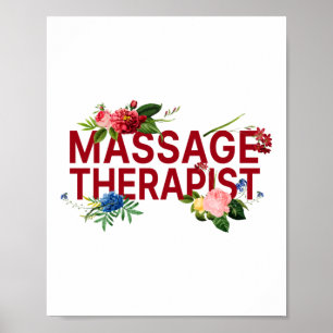 Massage Therapist Massage Therapy Massage Poster