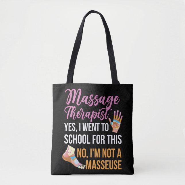 Massage Therapist Massage Therapy Massage Tote Bag (Front)