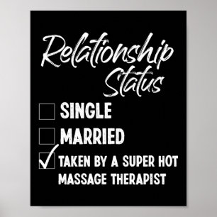 Massage Therapist Massage Therapy Relationship Poster