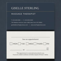 Massage Therapist Office Appointment Reminder