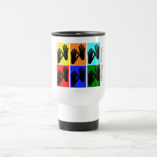 Massage Therapist Pop Art Gifts Travel Mug