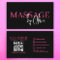 Massage Therapist QR Code Hot Pink 