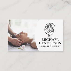 Massage Therapist Relaxing Spa Business Card