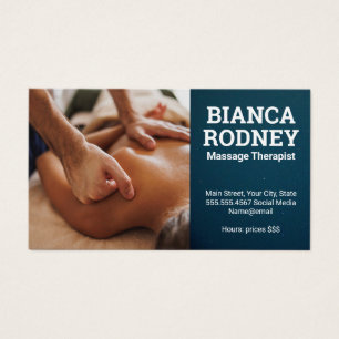 Massage Therapist Session   Back Massage