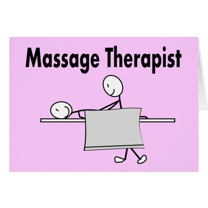 Massage Therapist Stick Person