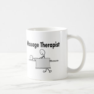 Massage Therapist Stick Person Coffee Mug
