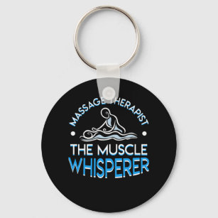 Massage Therapist The Muscle Whisperer Key Ring