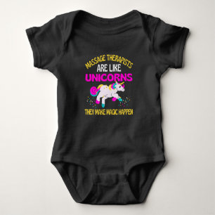 Massage therapist Unicorn , Magical Unicorn Physio Baby Bodysuit