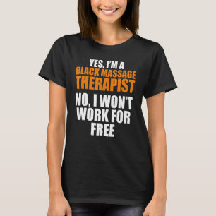 Massage Therapist Wellness Therapy T-Shirt