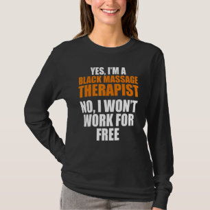 Massage Therapist Wellness Therapy T-Shirt