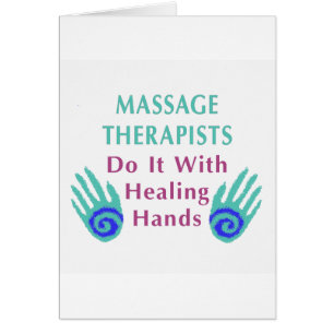 Massage Therapists Do It With Healing hands