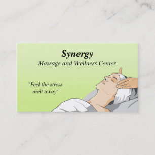 Massage Therapy business card