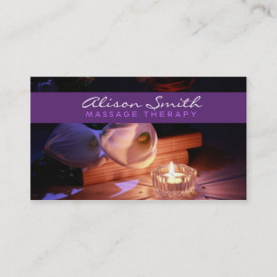 Massage Therapy Business card