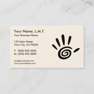 Massage Therapy Business Cards