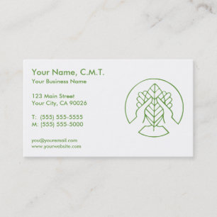 Massage Therapy Business Cards