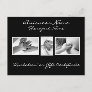 Massage Therapy Gift Card