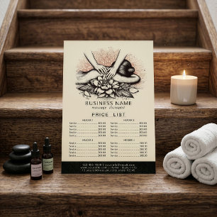 Massage Therapy Healing Hands Energy Spa Price Lis Flyer