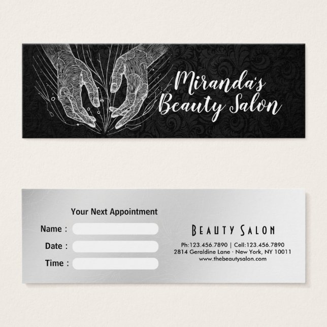 Massage Therapy Healing Hands Energy Spa Wellness (Front & Back)