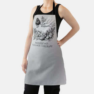 Massage Therapy Healing Hands Energy Spa Wellness Apron