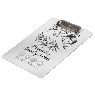 Massage Therapy Healing Hands Energy Spa Wellness Clipboard