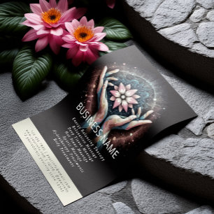 Massage Therapy Healing Hands Energy Spa Wellness Flyer