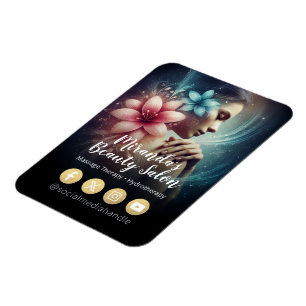 Massage Therapy Healing Hands Energy Spa Wellness Magnet