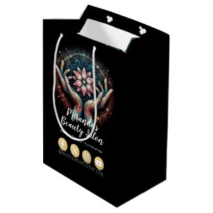 Massage Therapy Healing Hands Energy Spa Wellness Medium Gift Bag