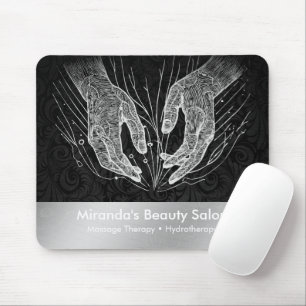 Massage Therapy Healing Hands Energy Spa Wellness Mouse Pad