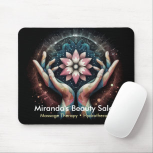 Massage Therapy Healing Hands Energy Spa Wellness Mouse Pad