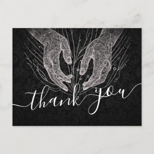 Massage Therapy Healing Hands Energy Spa Wellness Postcard