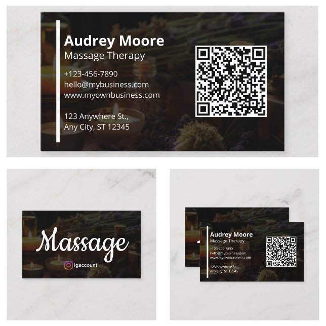 Massage Therapy Holistic Wellness Therapists Business Card (Massage Therapy Holistic Wellness Therapists Business Card
)