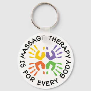 Massage Therapy Is For Every Body Keychain