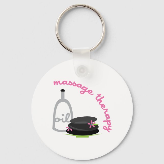 Massage Therapy Key Ring (Front)