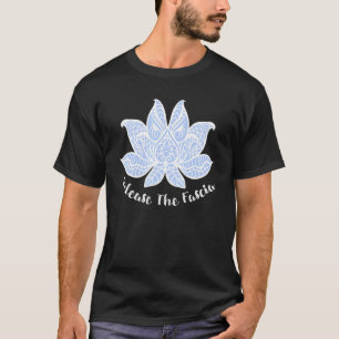 Massage Therapy PT Myofascial Release Fascia Lotus T-Shirt