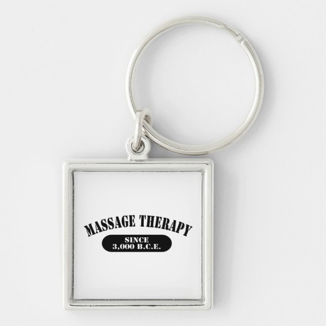 Massage Therapy Since 3,000 B.C.E. Key Ring (Front)