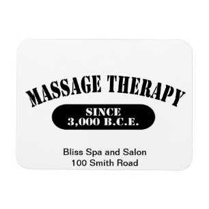Massage Therapy Since 3,000 B.C.E. Magnet