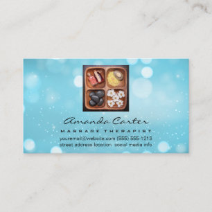 Massage Therapy   Spa Salon Business Card