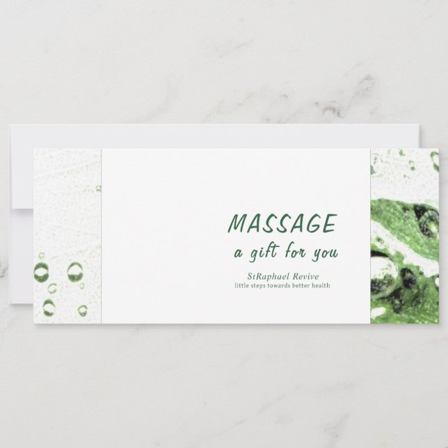 Massage Voucher Save The Date (Front)